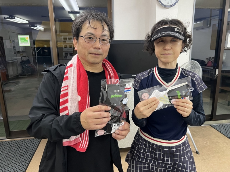 2026　中級MIX　６月大会　準優勝　谷﨑・大木　ペア