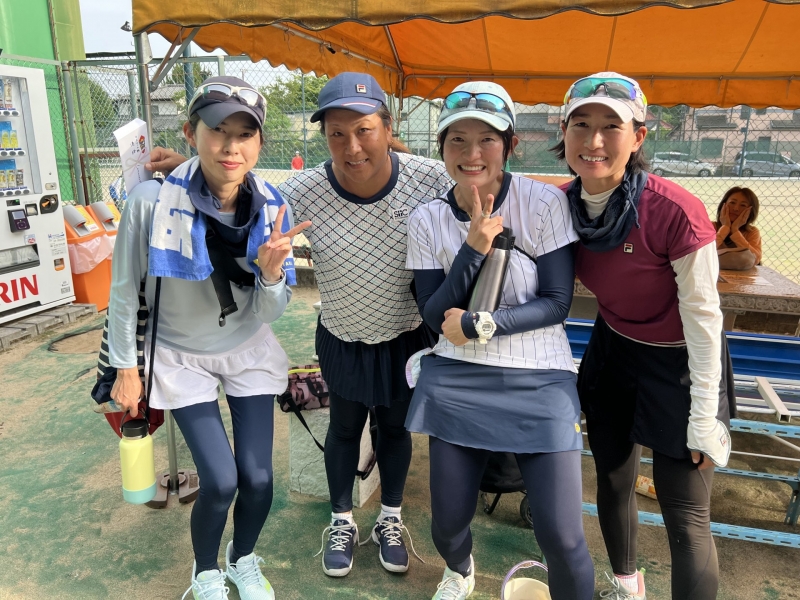 2026マンスリーレディースカップ　チーム戦　6/17　 優勝 久しぶりの結成(角田・丸山・高橋・高木)様