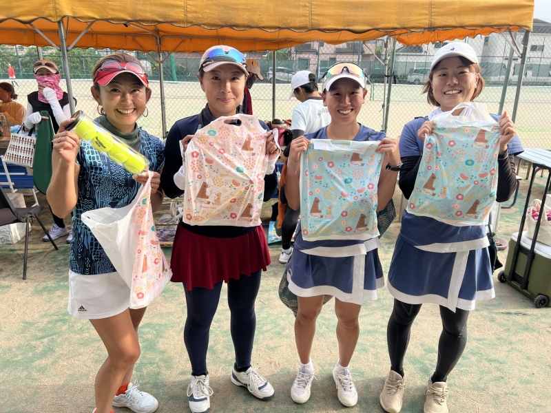 2026マンスリーレディースカップ　チーム戦　6/17 準優勝 フレームショット(鷲見・梁川・野口・根岸)様 