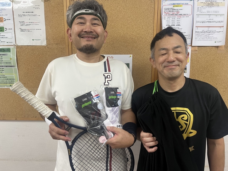 ビギナー男子　準優勝　　香山・滝島　ペア
