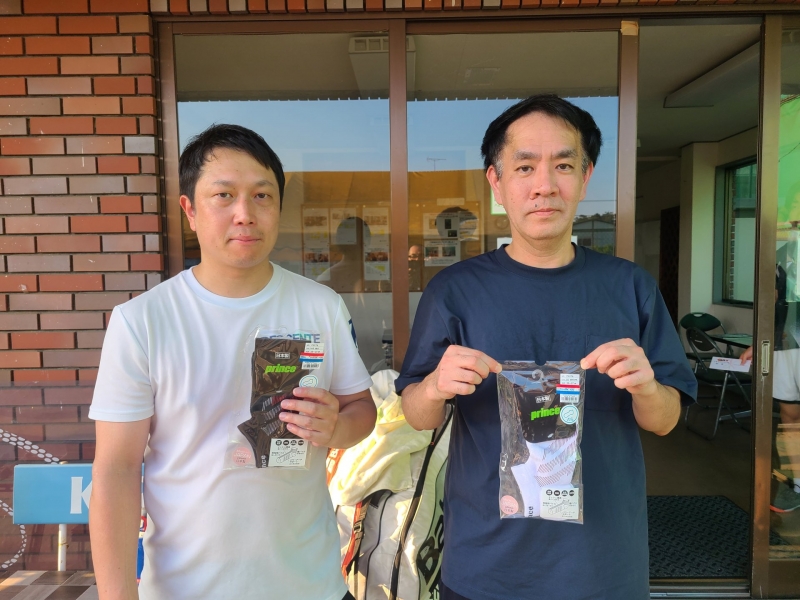 中級男子ダブルス　準優勝　三宅・龍崎　様