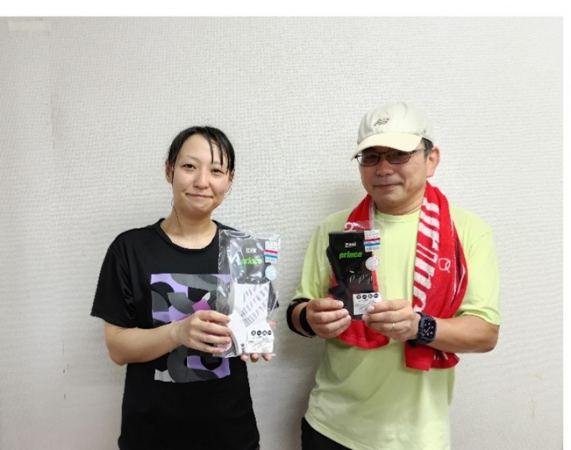 ビギナーMIX　準優勝　西澤・谷崎　様
