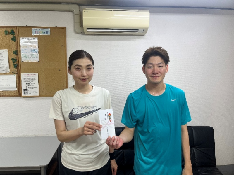 中級MIX　優勝　土方・町田　様