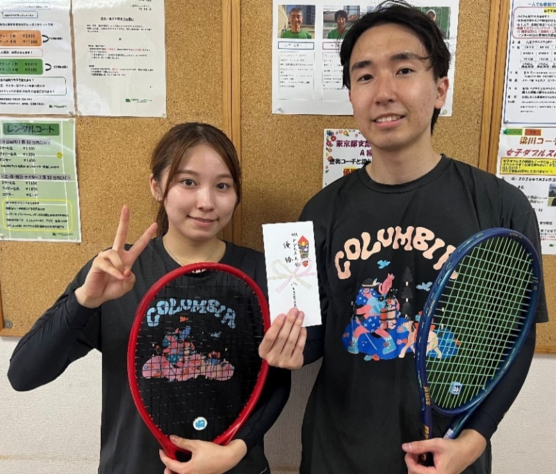 2026 中級MIX　7月大会　優勝　本田・鈴木　ペア