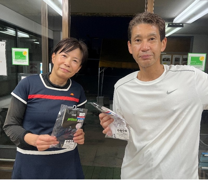 2026　中級MIX　7月大会　準優勝　吉舗・畑山　ペア