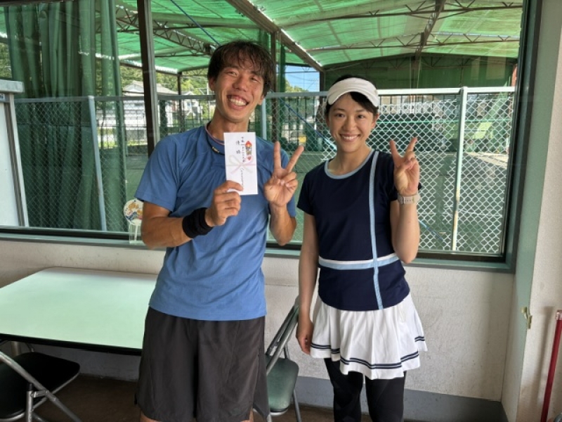 2026 中級MIX　8月8日大会　優勝　平田・佐々木　様