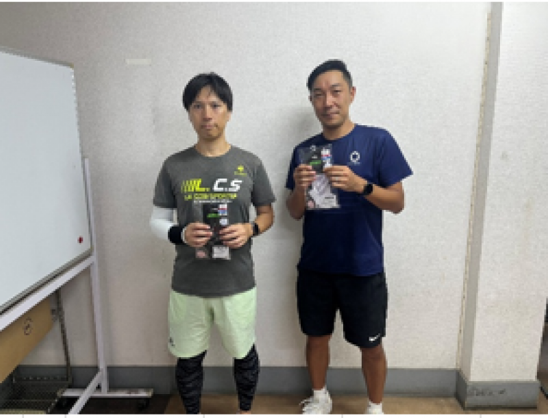 2026 中級男子　8月15日大会　準優勝　吉田・清水　様