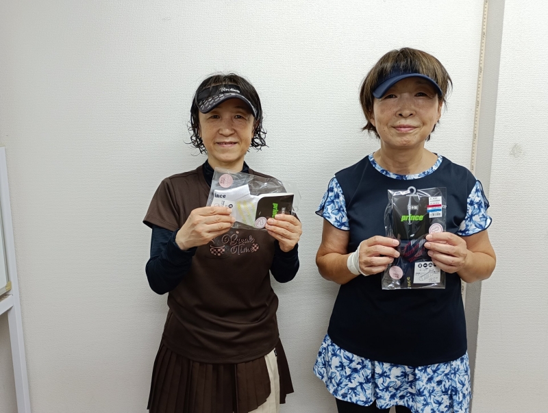 2026　中級女子9月大会　準優勝 大木・高橋　ペア