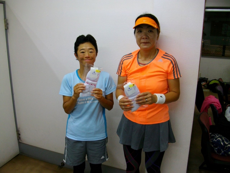 2015　6月大会　中級女子準優勝　渡辺・古海ペア