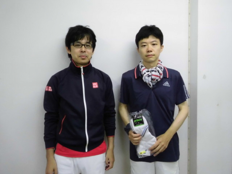 2016　5月大会　中級男子準優勝　　神立・吉富ペア