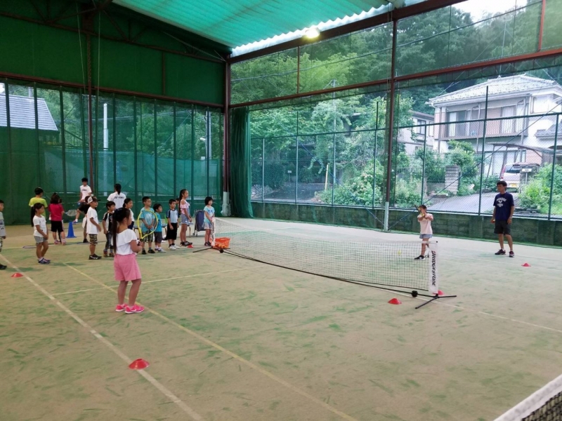 8月1日 夏祭り テニスゲーム