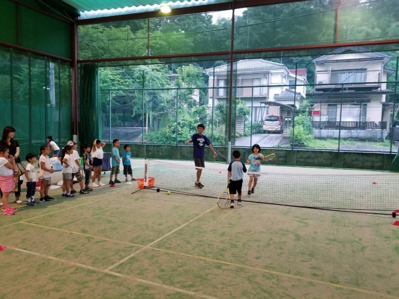 8月1日 夏祭り テニスゲーム