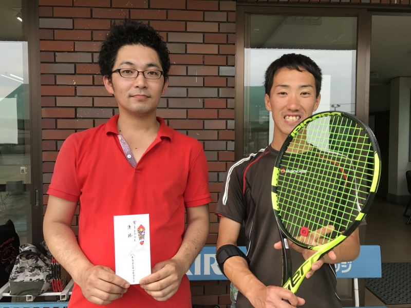 2018GW男子ダブルスBクラス優勝 溝口・北澤ペア