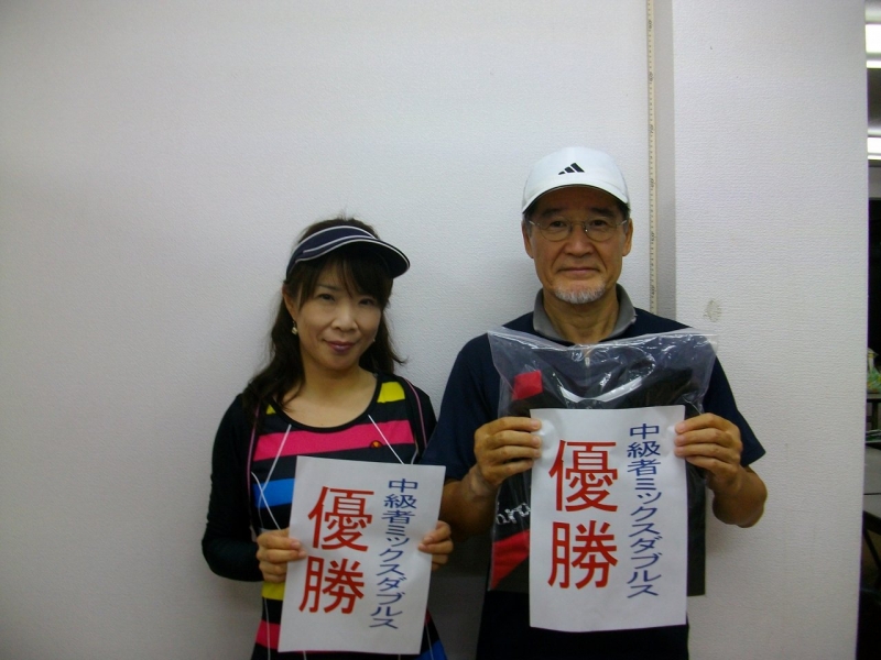 優勝　石川・日浦ペア