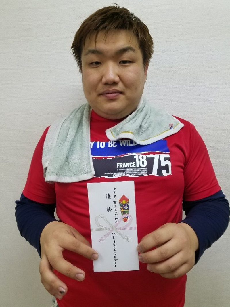 男子シングルス1月大会優勝 吉田　様