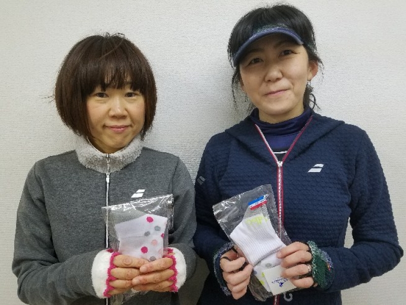 2019　中級女子2月退会準優勝　池田・上田ペア